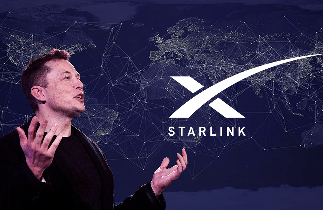 Elon Musk apoyando a Ucrania a través de Starlink