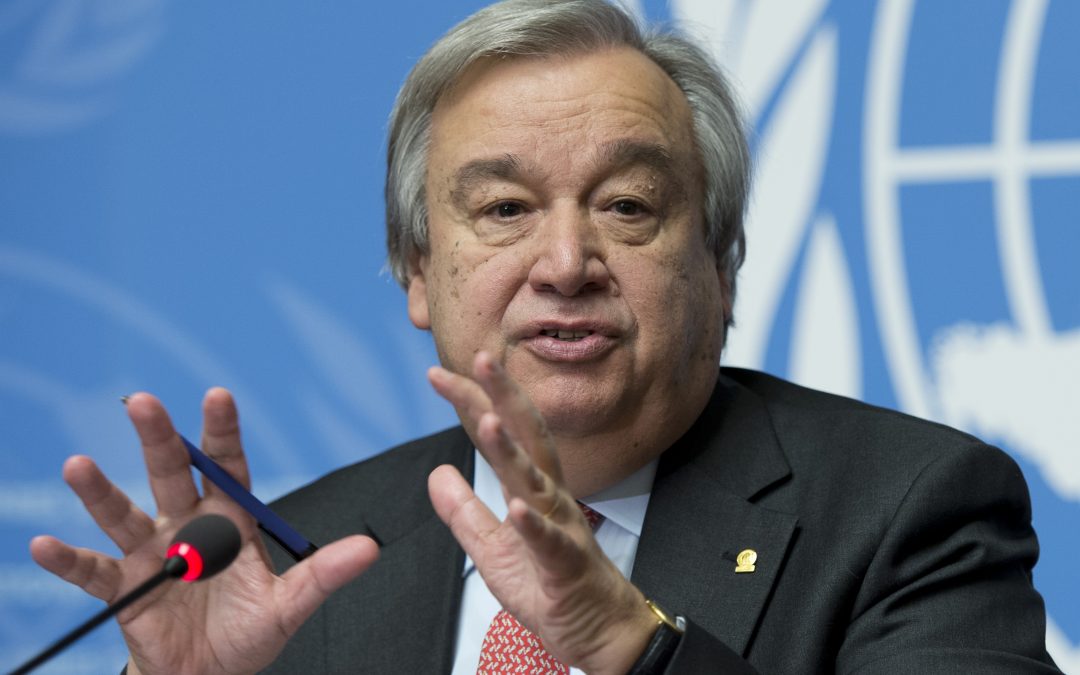 Tras dos semanas sin atacar Kiev, Rusia bombardeó la capital durante la visita del secretario general de la ONU