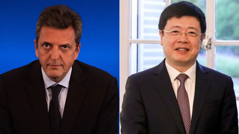 Massa y el embajador de China se reúnen para acelerar inversiones y el uso del swap para fortalecer las reservas