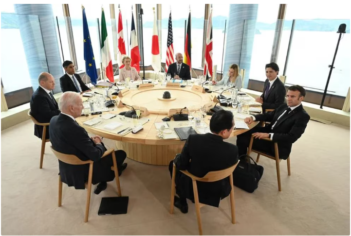 El G7 anunció nuevas sanciones contra Rusia y reafirmó su compromiso de ayudar a Ucrania “el tiempo que sea necesario”