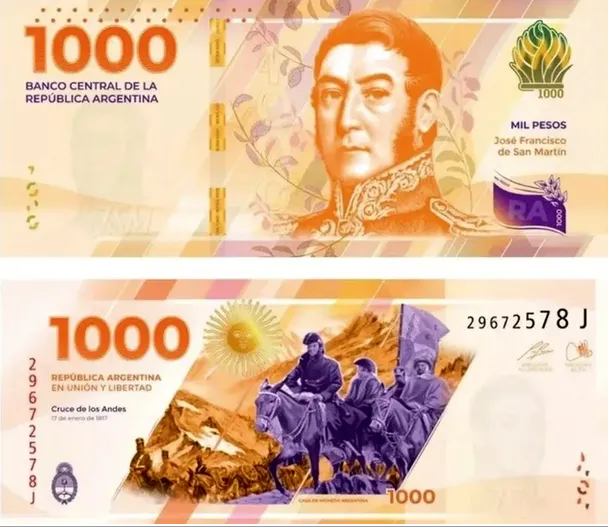 Entró en circulación el nuevo billete de $1000: cómo es y cuáles son las medidas de seguridad