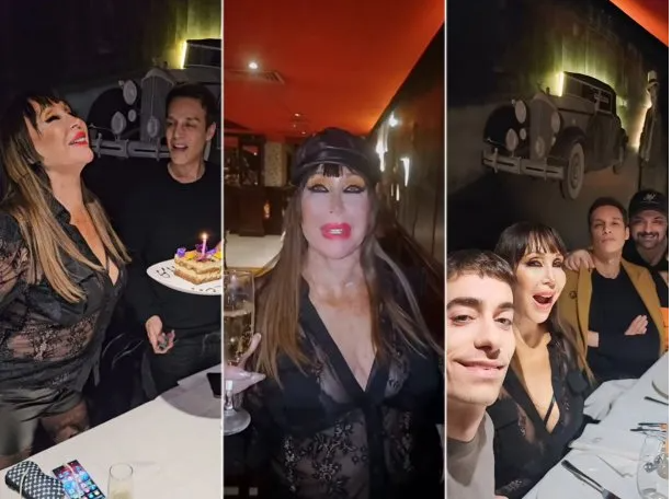 Así festejó su cumpleaños Moria Casán