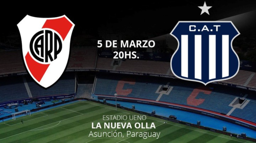 River vs Talleres por la Supercopa Internacional: horario, formaciones y cómo ver en vivo