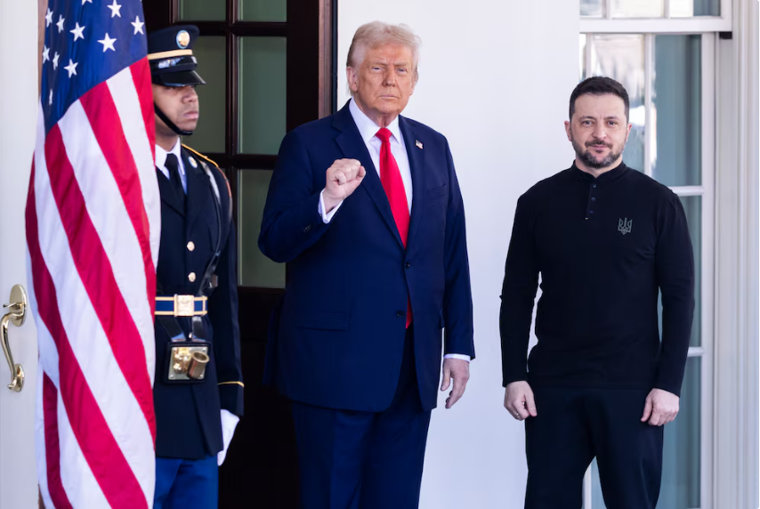 Con posiciones antagónicas frente a Putin, Trump recibe a Zelensky en la Casa Blanca para negociar la paz en Ucrania
