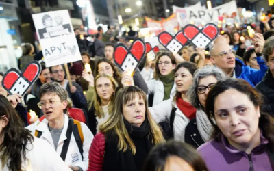Paro y movilización: trabajadores del Hospital Garrahan y de las universidades protestan contra Javier Milei