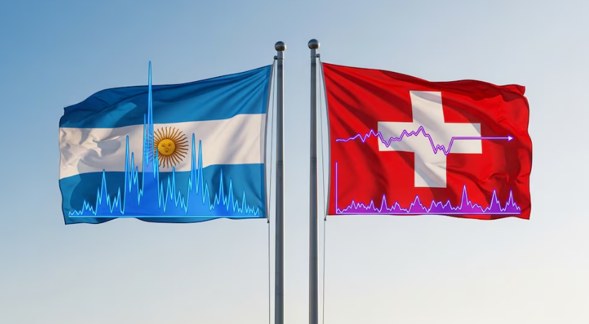 Fuerte contraste con Suiza: en el partido de la inflación, la Argentina pierde por goleada