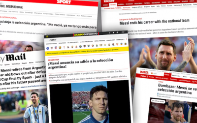 “Bombazo” y una burla de mal gusto de Inglaterra: las portadas de los medios del mundo tras el retiro de Messi de la Selección