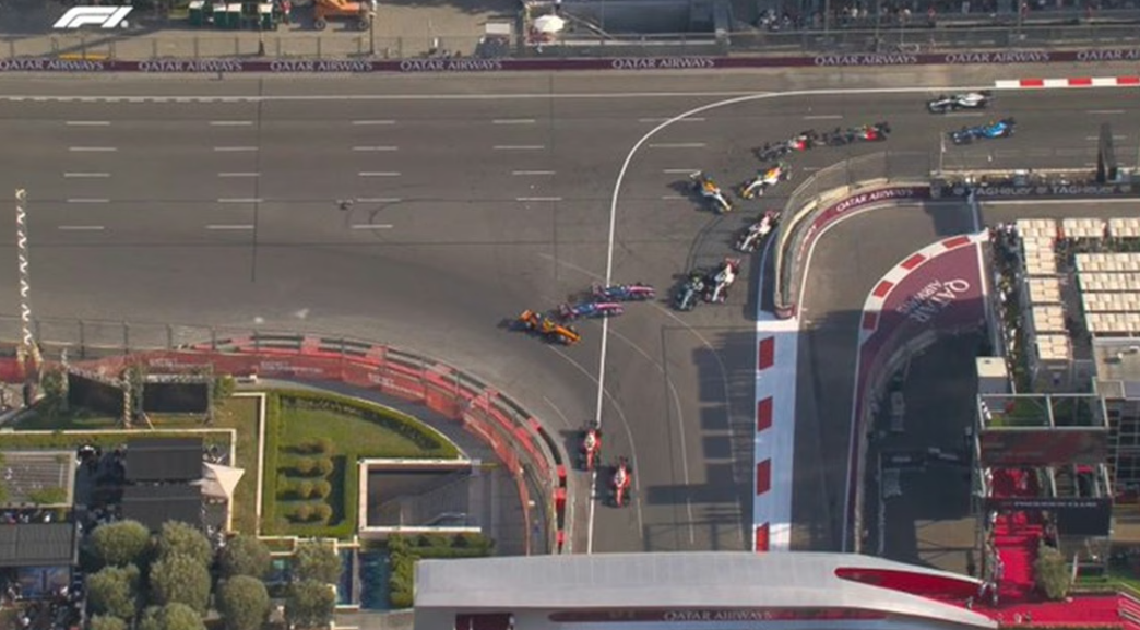 Franco Colapinto chocó a Gasly y quedaron afuera del GP de Azerbaiyán